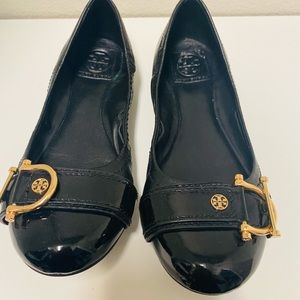 Tory Burch black flats size 8.5